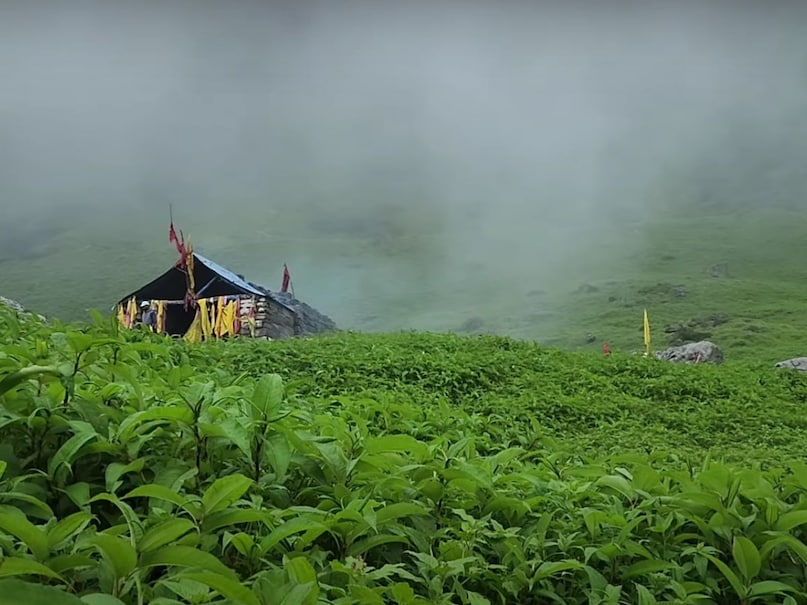 Ancient temple of Goddess Mandani among the hills Ancient temple of Goddess Mandani among the hills