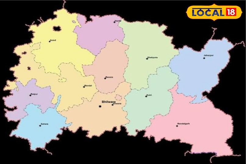 Bhilwara map