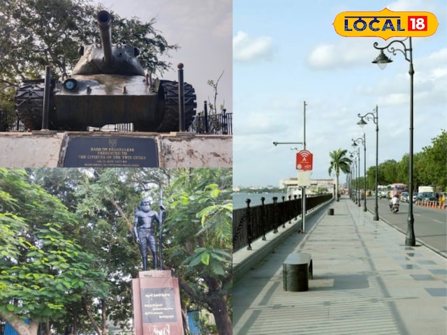 हैदराबाद की सबसे लोकप्रिय स्थलो में एक है टैंक बंड, खुबसूरती देखने आते लोग