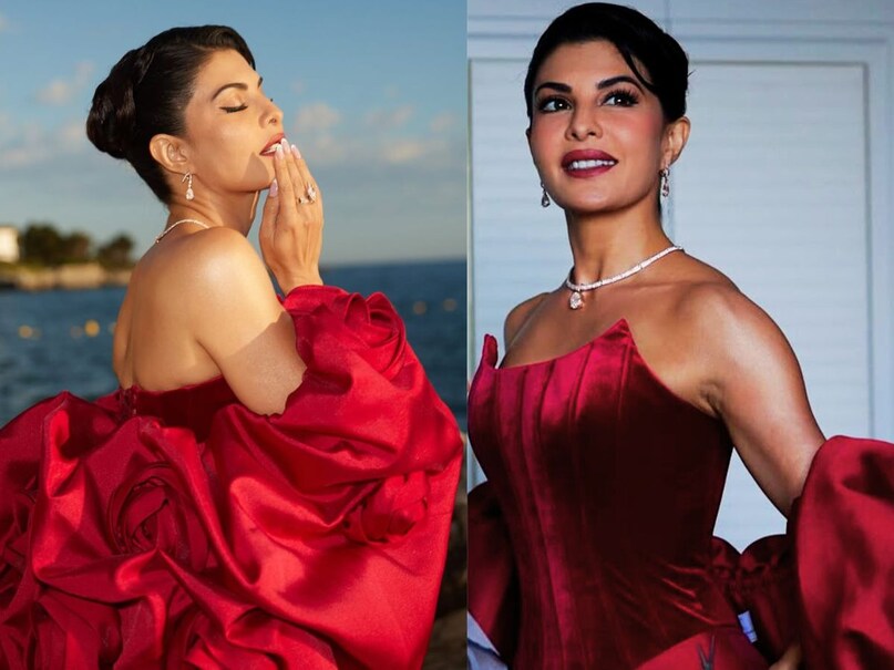 Jacqueline Fernandez paints Cannes Film Festival Jacqueline Fernandez paints Cannes Film Festival