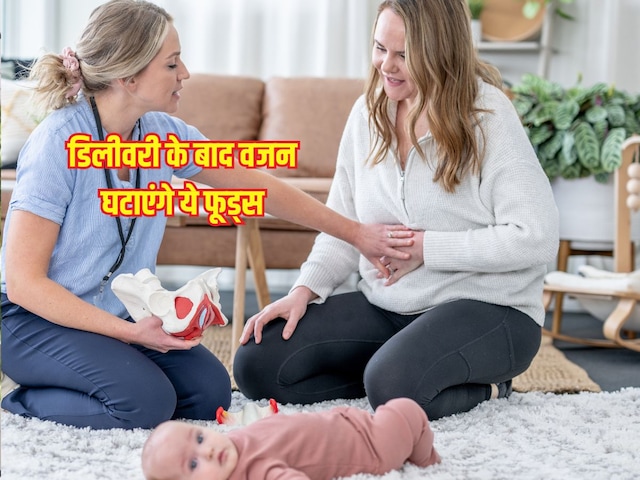 पोस्ट डिलीवरी वजन कम करने के लिए न्यूट्रिशनिस्ट ने बताए 5 खास फूड्स, दोबारा स्लिम बॉडी पाना है तो जरूर खाएं पोस्ट डिलीवरी वजन कम करने के लिए न्यूट्रिशनिस्ट ने बताए 5 खास फूड्स, दोबारा स्लिम बॉडी पाना है तो जरूर खाएं