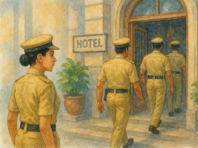 होटल में विदेशी युवती संग 9... पड़ा छापा, नजारा देख सन्न हुई पुलिस होटल में विदेशी युवती संग 9... पड़ा छापा, नजारा देख सन्न हुई पुलिस