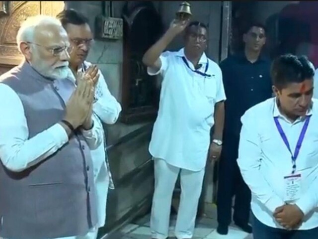 पीएम मोदी ने श्री करनी माता का दौरा किया, भरत माता के चीयर्स के साथ गूँज