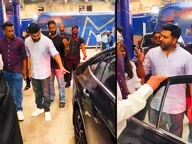 What is this ... younger brother Vishal hit an expensive car, Rohit Sharma's anger exploded