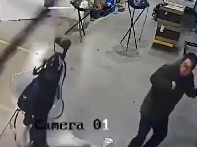 Robot-goes-voilant-401-Xdotcom-2025-05-5f5844febaca6fe2cca58be161a4ded3 Viral Video Robot Attacks Worker in Chinese Factory While Testing - Testing was happening, robots landed on scuffle, created such a orgy that the worker had to escape and save his life!