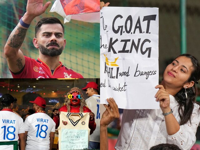 ऐसी दीवानगी देखी… 18 नंबर की जर्सी पहने 4.30 बजे ही स्टेडियम पहुंच गए, बारिश में भी डटे रहे विराट के FAN