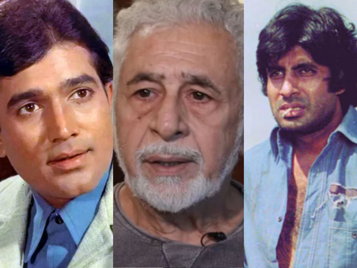 नसीरुद्दीन शाह ने अमिताभ बच्चन और राजेश खन्ना पर की तीखी टिप्पणी. - News18  हिंदी