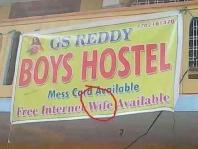 boys-hostel-2025-05-53384234fd3ba1545298708eecd16db2 Such poster installed outside the boy's hostel, boys started coming, the fight for the room!