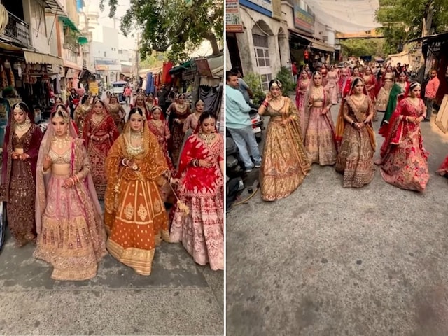 'स्वयंवर हो रहा है क्या!' दुल्हनों ने मिलकर निकाली रोड पर रैली!