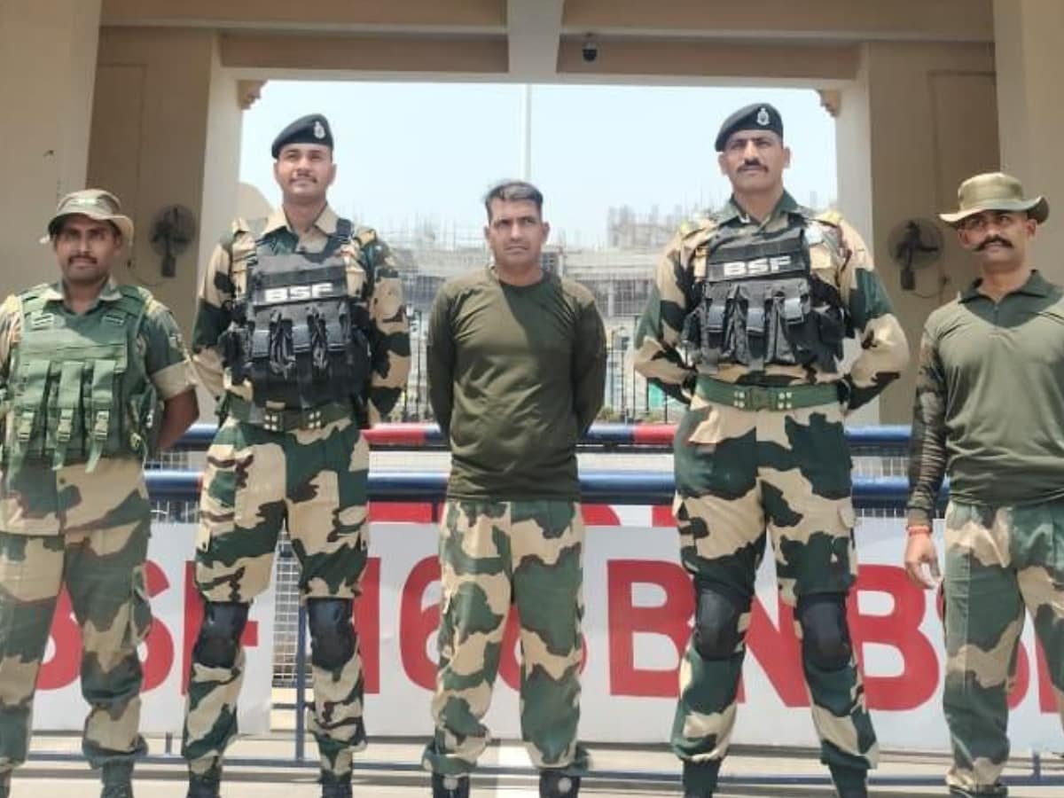 BSF Jawan PK Sahu Returned