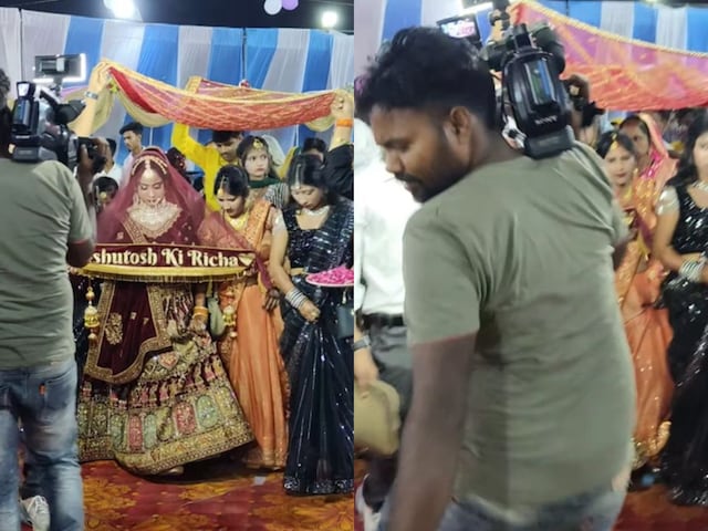 cameraman-fell-in-wedding-2025-05-95a385eb8985bdeda3ae37f50147eb33 Cameraman Fell on Dustbin Recording Bride Entry in Wedding Funny Viral Video Shaadi Ka Video - Cameraman, embarrassed in a full gathering, was making the bride's entry in the wedding, the video was made by the video, then the accident happened!