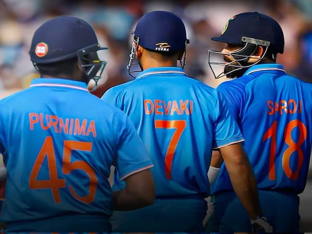 Team India had descended by writing mother's name on jersey, special surprise was given