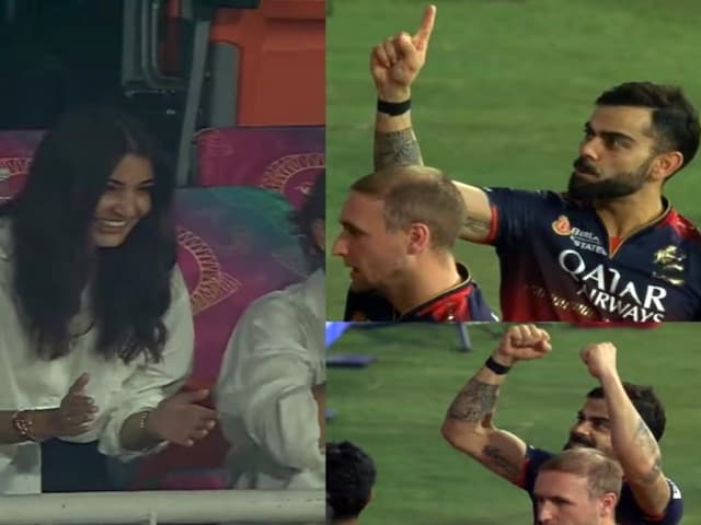 बस एक जीत बाकी है… खुशी से चिल्लाती रहीं अनुष्का, RCB के फाइनल में पहुंचते ही विराट का इशारा बस एक जीत बाकी है… खुशी से चिल्लाती रहीं अनुष्का, RCB के फाइनल में पहुंचते ही विराट का इशारा
