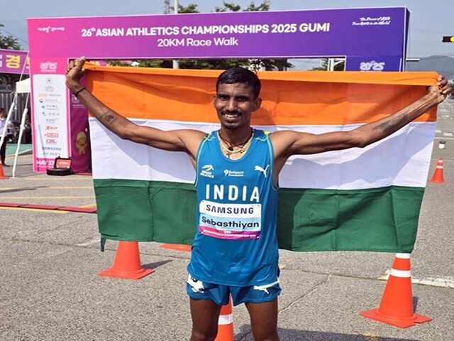 India's open account, Servin won the Bronze Medal at the Asian Athletics Championship India's open account, Servin won the Bronze Medal at the Asian Athletics Championship