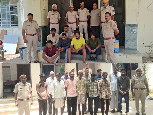 चित्तौड़गढ़ पुलिस का बड़ा अभियान; 241 अपराधी हुए गिरफ्तार, कुल 11 मामले दर्ज