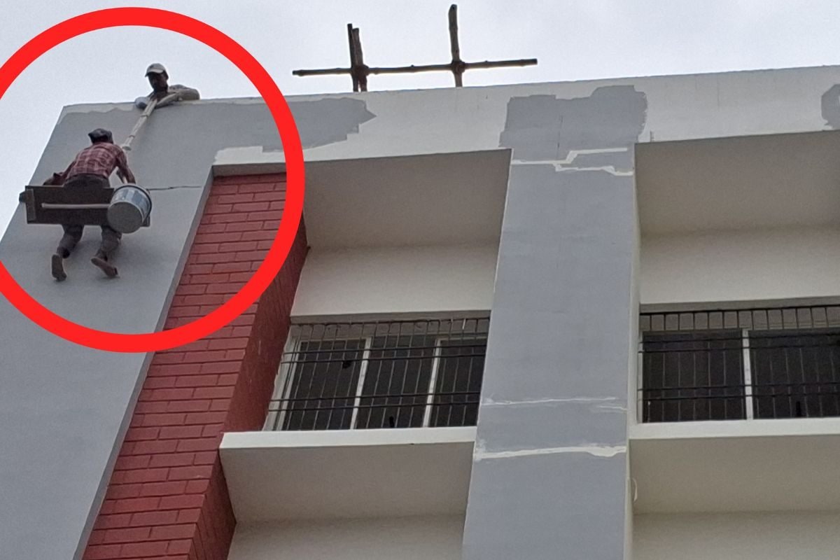 बिहार में खुलेआम दिख रही भ्रष्टाचार की दरार दरका 37 करोड़ का अस्पताल भवन