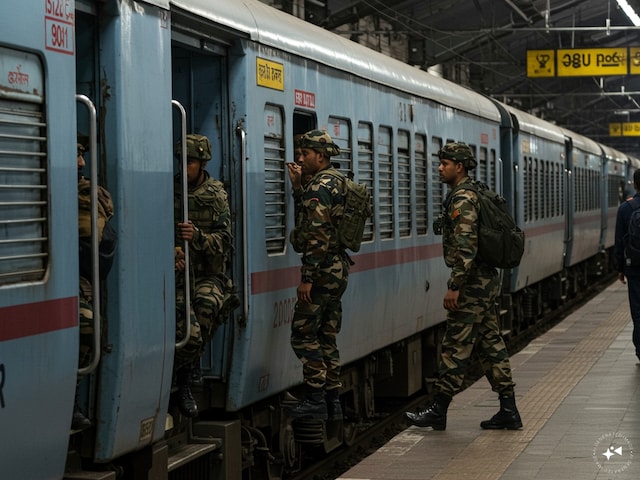 पाक की गीदड़ भभकी, पर रेलवे की तैयारी पूरी, जरूरत पड़ी झट से पहुंचेंगी ट्रेन पाक की गीदड़ भभकी, पर रेलवे की तैयारी पूरी, जरूरत पड़ी झट से पहुंचेंगी ट्रेन