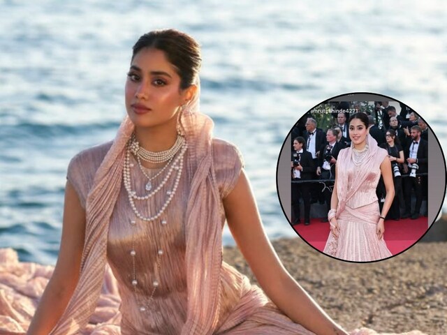 Janhvi Kapoor's debut in Cannes 2025, Ram's mother congratulated the room!