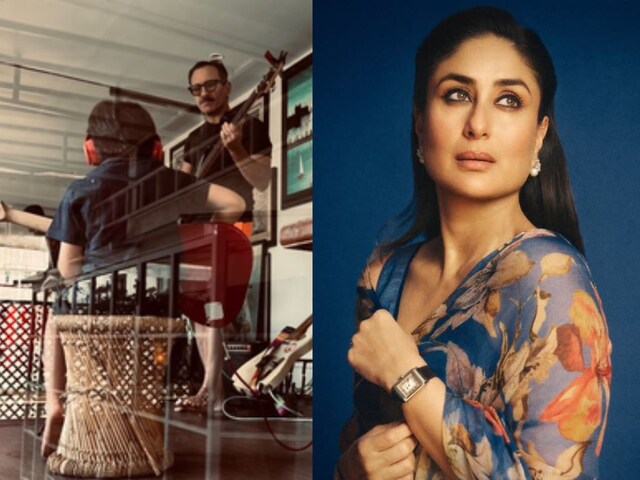 Saif became a guitarist, Taimur became 'Chhotu Rocker' ... Kareena Kapoor enjoyed
