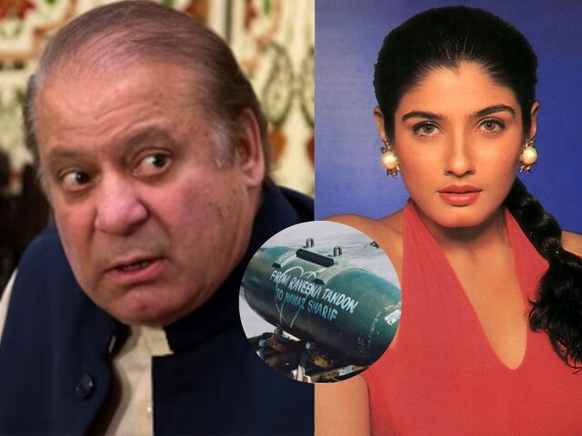 Raveena Tandon's 'missile' created a stir in Pakistan, PM also flew sleep