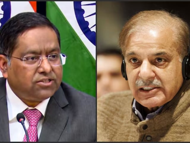 भारत का शहबाज शरीफ को दो टूक जवाब भारत का शहबाज शरीफ को दो टूक जवाब