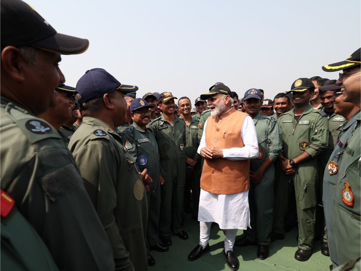 Prime Minister Narendra Modi Adampur Air Base