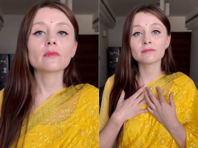 देसी अवतार में नजर आई रशियन लड़की, वीडियो बनाकर भारत को बताया अपना घर! देसी अवतार में नजर आई रशियन लड़की, वीडियो बनाकर भारत को बताया अपना घर!