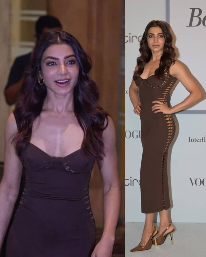 Shilpa Shetty gives off major vibes in low cut midriff baring set