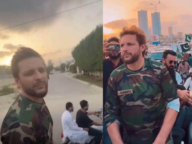 Defeat from India .. Then what about Afridi to parade Victory?