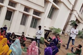 दवा नहीं आई काम, आई देसी तरीके की याद, सजा दिया देवी का दरबार