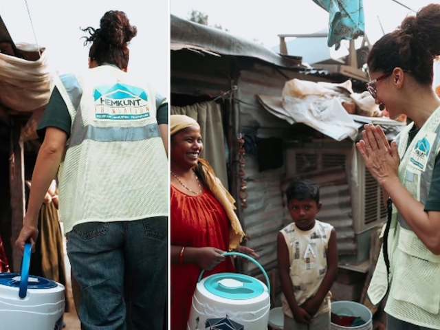 Slum- This 37-year-old famous heroine seen in huts, video went viral Slum- This 37-year-old famous heroine seen in huts, video went viral