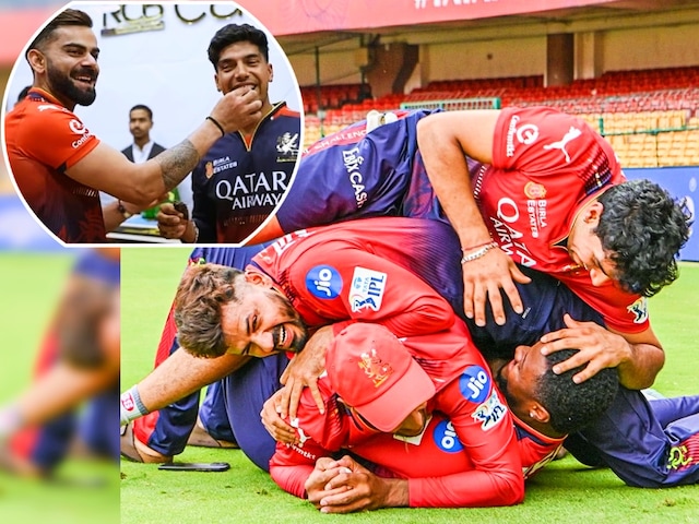 Leave my finger ... RCB player bites Virat Kohli tooth Leave my finger ... RCB player bites Virat Kohli tooth