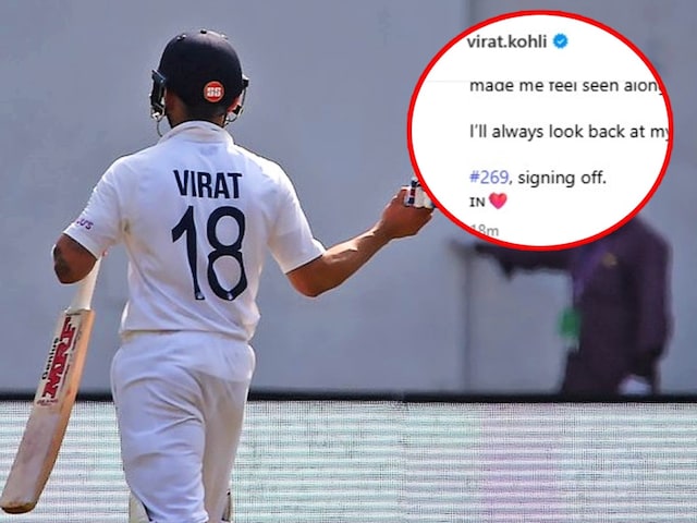 Goodbye 269 ... Why Kohli wrote this number on retirement from Test Goodbye 269 ... Why Kohli wrote this number on retirement from Test