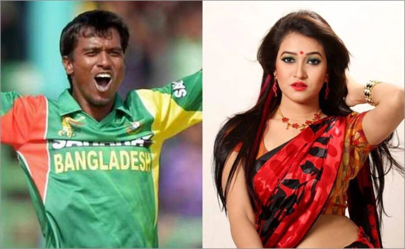 Rubel Hussain and his ex -girlfriend Nazneen Akhtar Happy