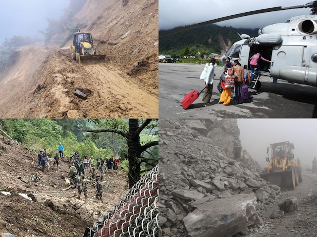 सिक्किम भूस्खलन में सेना का अफसर परिवार सहित लापता, बचाव कार्य जारी सिक्किम भूस्खलन में सेना का अफसर परिवार सहित लापता, बचाव कार्य जारी