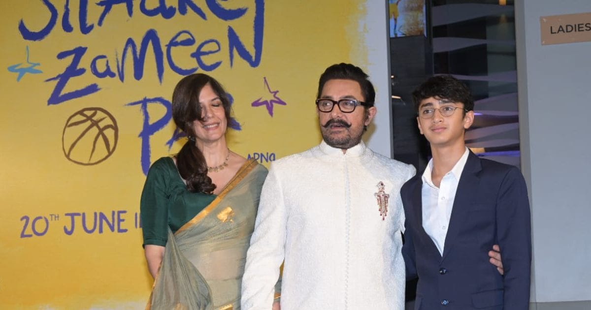 Sitaare Zameen Par Review Live: आमिर ने GF गौरी स्प्रैट के साथ देखी ‘सितारे जमीन पर’, साथ नहीं दिखीं किरण राव