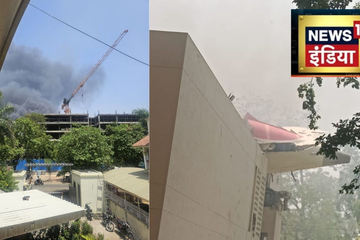बाप रे बापसेकेंडों में शोला बनी एयर इंडिया का प्लेन तो देखने वालों का दिल दहल गया
