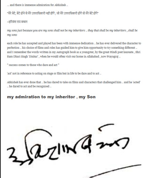 Amitabh Blog abhishek
