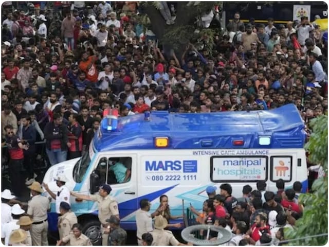 कर्नाटक सरकार और RCB पर नई आफत, पार्क इवेंट को नुकसान पहुंचाने के लिए शिकायत कर्नाटक सरकार और RCB पर नई आफत, पार्क इवेंट को नुकसान पहुंचाने के लिए शिकायत