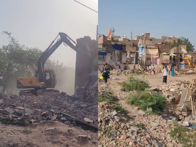 कालकाजी में बुलडोजर एक्शन शुरू, बटला हाउस में लोगों ने खाली किए घर