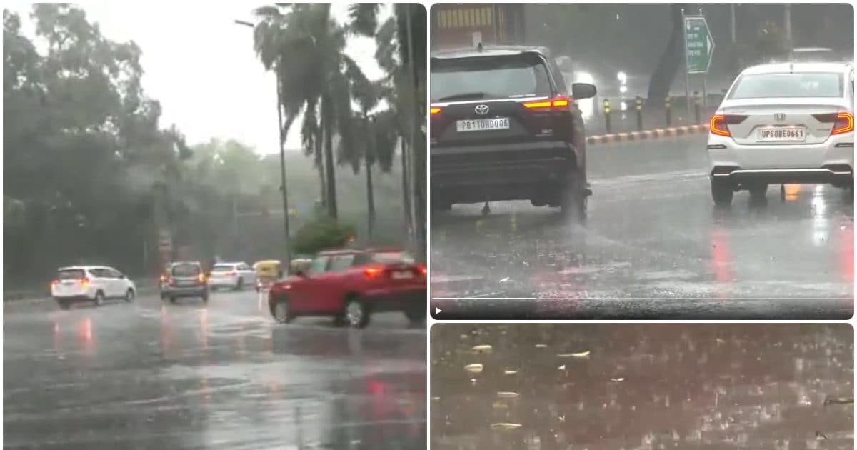 Delhi NCR Rain News: दिल्ली-NCR में तेज आंधी के बाद भारी बारिश, 76 किमी की रफ्तार से चल रही हवाएं, कई जगह पेड़ गिरे, IMD का येलो अलर्ट