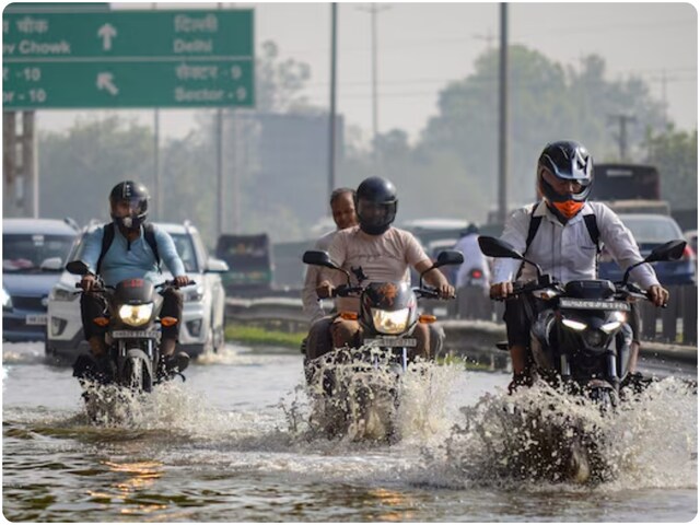 दिल्ली-NCR में तेज आंधी के बाद भारी बारिश, 76 किमी की रफ्तार से चल रही हवाएं