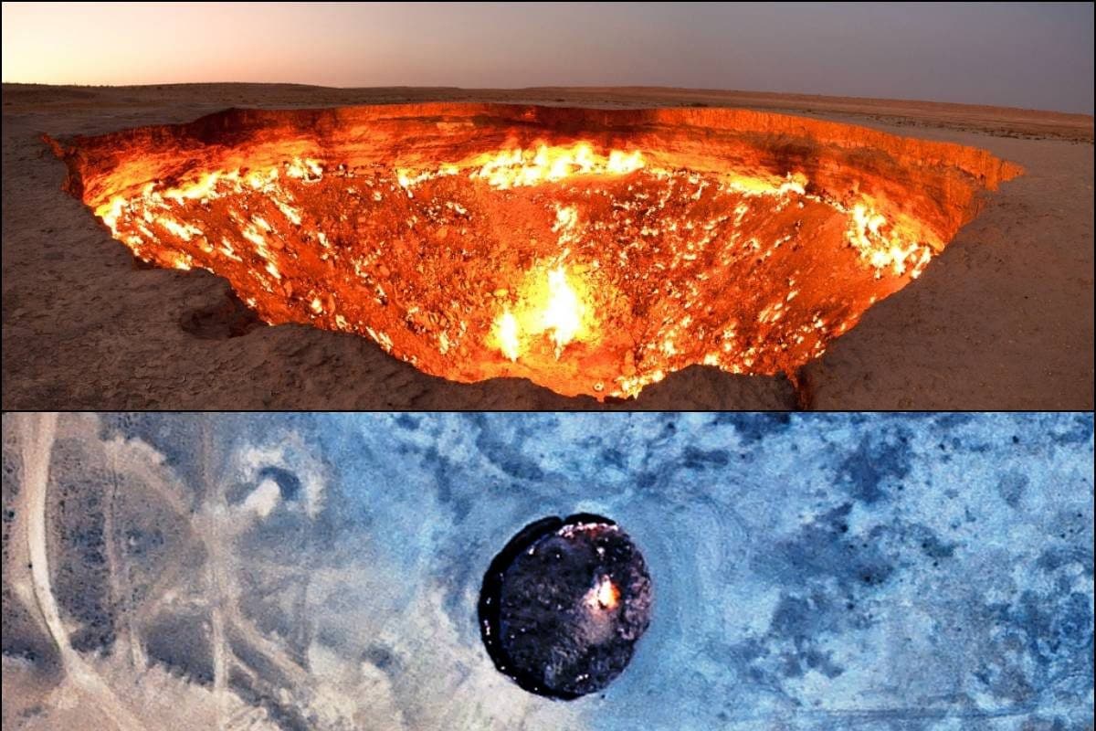 Turkmenistan में बंद होगा 'नरक का दरवाजा'! 54 साल बाद बुझी आग 7 तुर्कमेनिस्तान का 'नरक का दरवाजा' 54 साल बाद बुझने की कगार पर. - News18 हिंदी