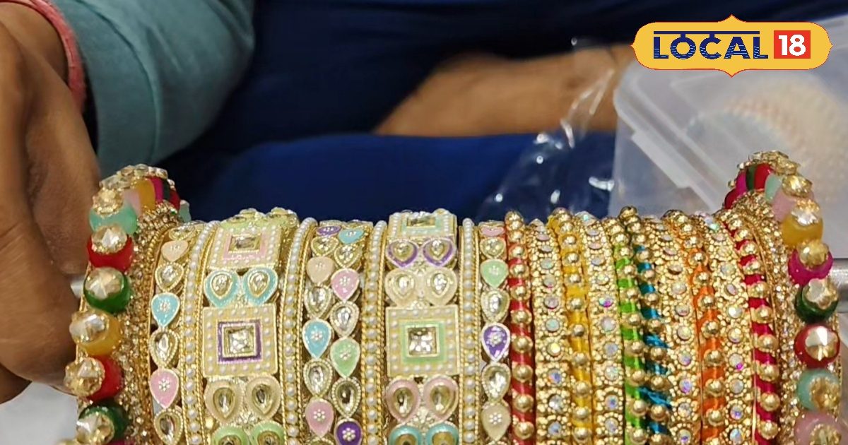 फिरोजाबाद की चूड़ी मार्केट में ब्रास कंगनों का बोलबाला, दुल्हनों के लिए खास कलेक्शन, 200 रुपए है कीमत