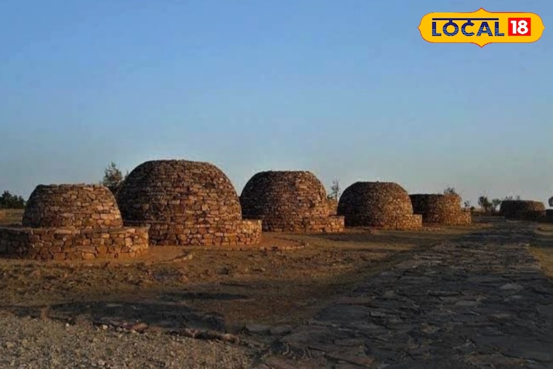 This Buddhist stupa is five thousand years old.