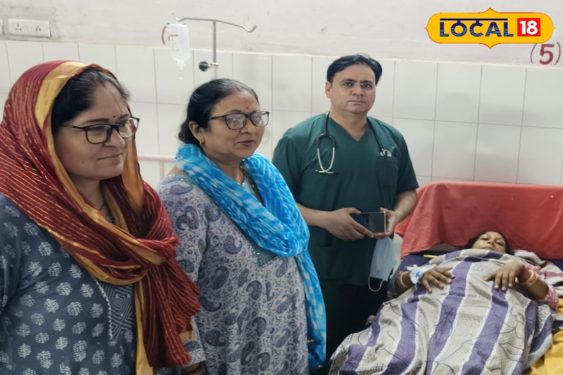 महिला ने तीन बच्चों को जन्म दिया 