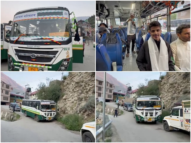 ‘पहला टिकट मैंने लिया...’, दिल्ली से लेह के लिए शुरू हो गई HRTC बस