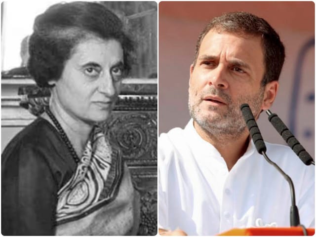 'इंदिरा गांधी ने संविधान को ताक पर रखा, राहुल गांधी जेब में रखते हैं' 'इंदिरा गांधी ने संविधान को ताक पर रखा, राहुल गांधी जेब में रखते हैं'