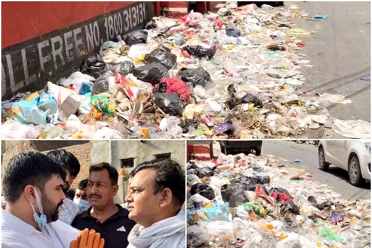 8 दिन से कूड़े अटा शहर उठाने आया कांग्रेस MLA बेटा तो खदेड़ा दिया