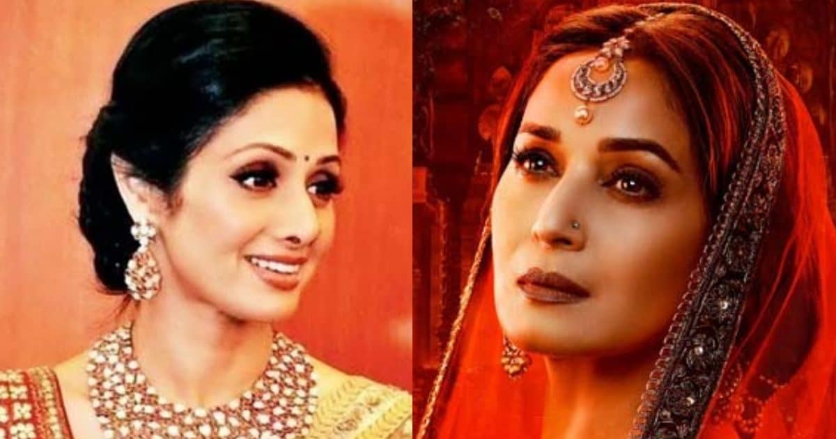 Sridevi created history by winning the rejection blockbuster, Madhuri Dixit, South Remike by winning 5 Awards